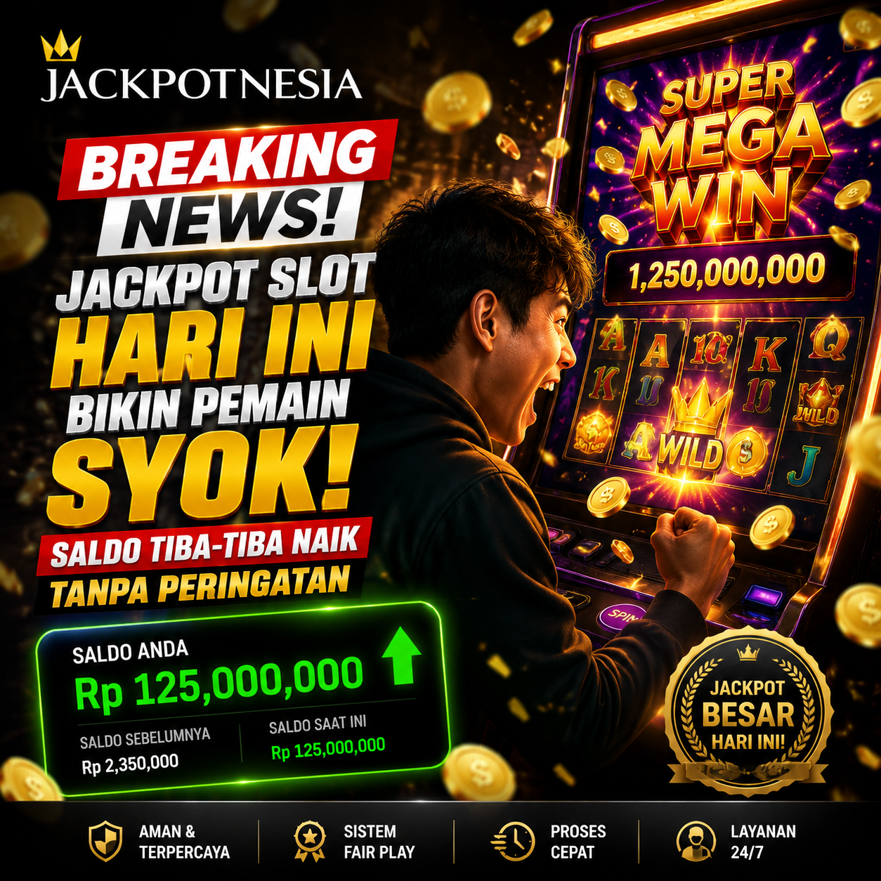 Jackpot Slot Hari Ini