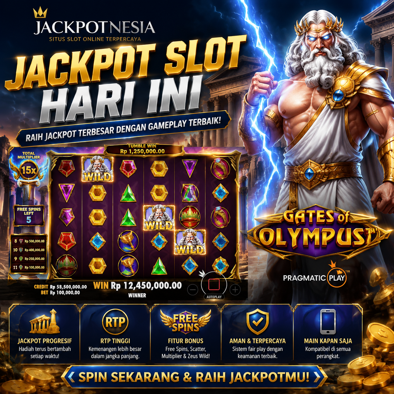 Jackpot Slot Hari Ini
